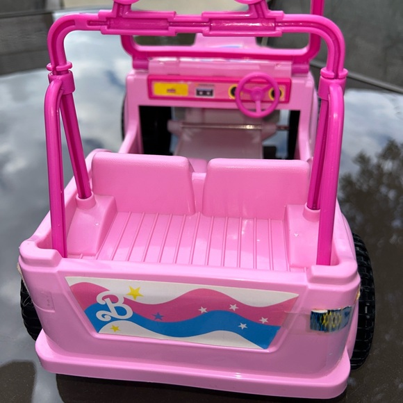 90s Pink Barbie Jeep - Picture 6 of 13